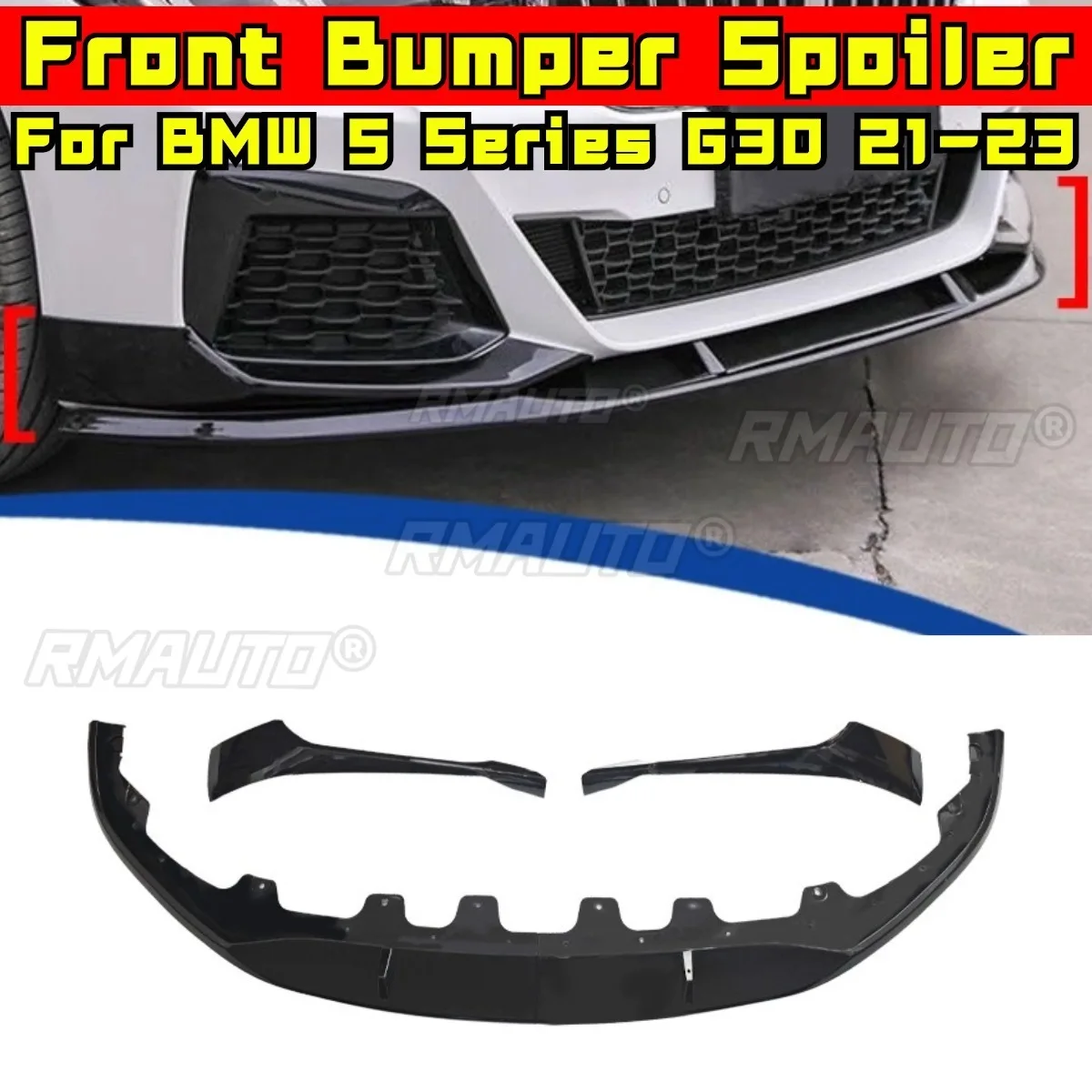 Car Front Bumper Spoiler Lip Diffuser Modification Part For BMW 5 Series G30 2021-2023 Bumper Guard Protector Cover MP Style
Car Front Bumper Spoiler Lip Diffuser Modification Part For BMW 5 Series G30 2021-2023 Bumper Guard Protector Cover MP Style