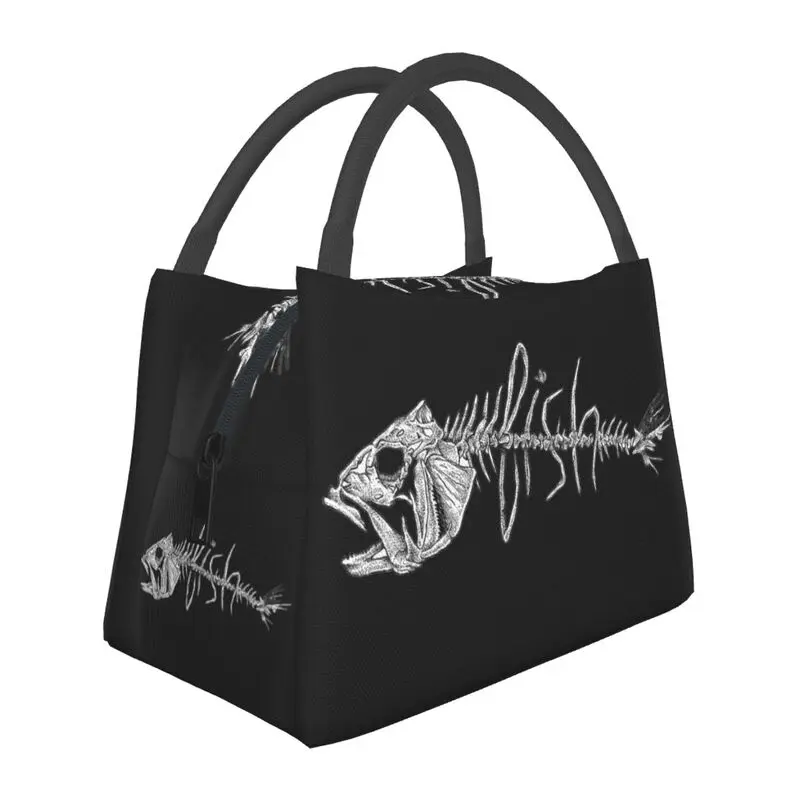 Custom Fishbone Insulated Lunch Bag for School Office Skeleton Fish Bone Resuable Cooler Thermal Lunch Box Women
Custom Fishbone Insulated Lunch Bag for School Office Skeleton Fish Bone Resuable Cooler Thermal Lunch Box Women