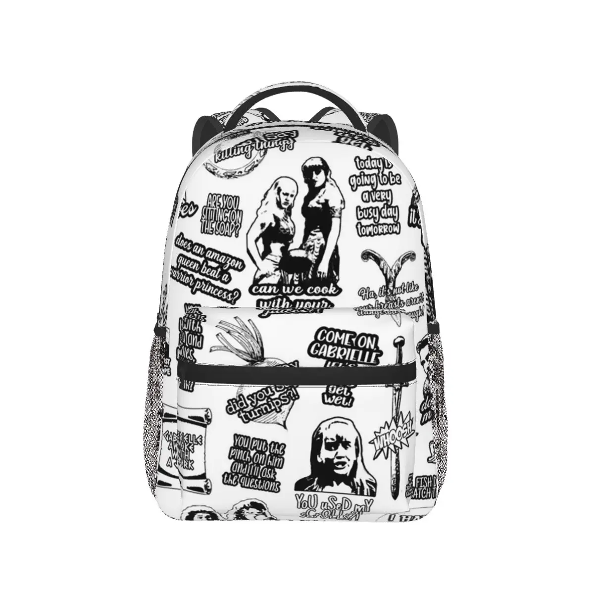 Xena Warrior Princess Quotes Backpack Hot Sale Daypack Large Capacity Children BookBag School Bag Shoulder Bags for Men Women
Xena Warrior Princess Quotes Backpack Hot Sale Daypack Large Capacity Children BookBag School Bag Shoulder Bags for Men Women