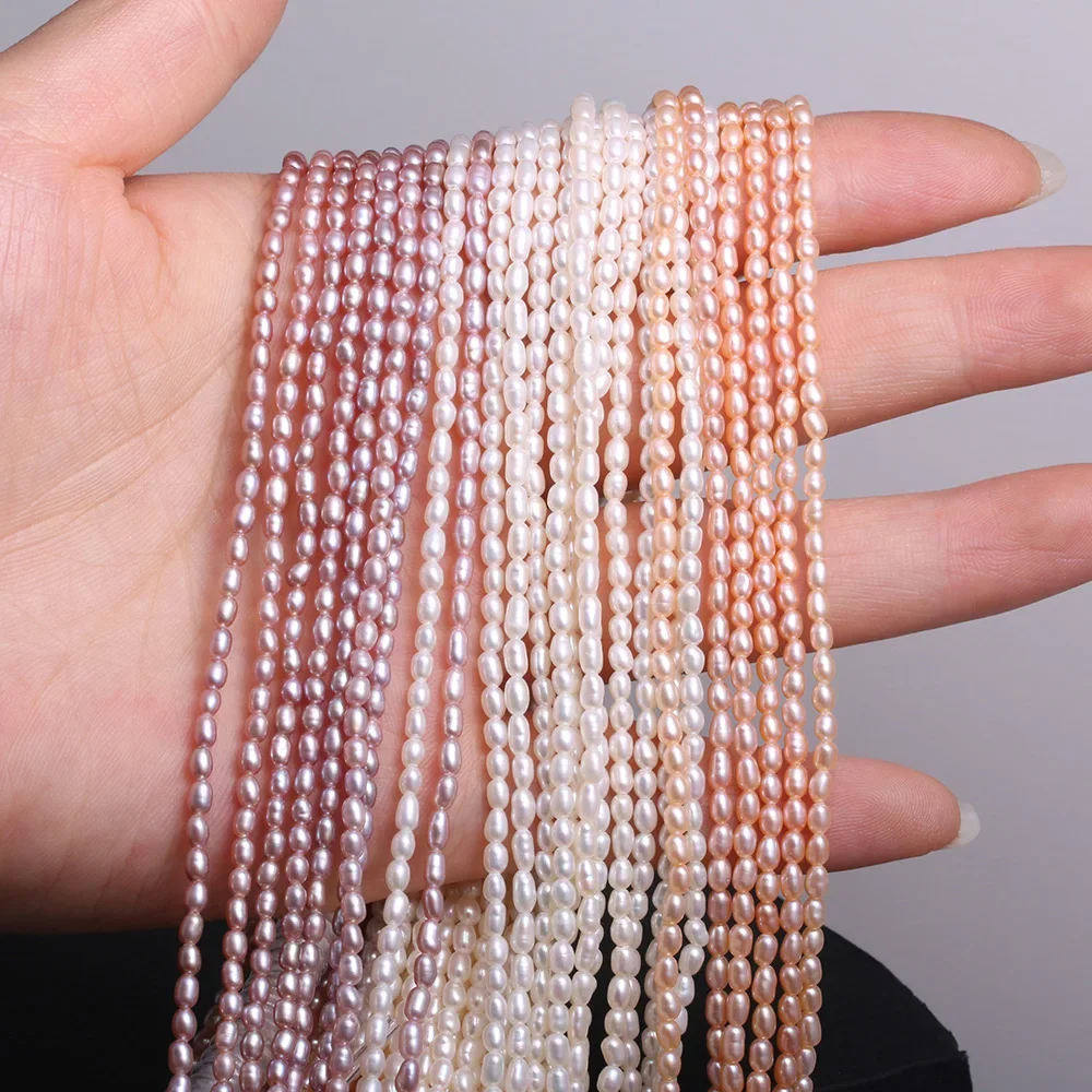 Natural Freshwater Pearl Beaded High Quality Rice Shape Punch Loose Beads for Make Jewelry DIY Bracelet Necklace Accessories
Natural Freshwater Pearl Beaded High Quality Rice Shape Punch Loose Beads for Make Jewelry DIY Bracelet Necklace Accessories