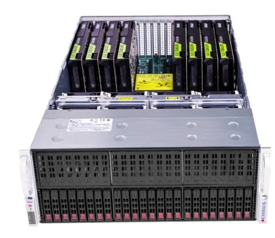 Сервер NF5588M4 4028GR для глубокого обучения 8/10 с графическим процессором RTX3090
Сервер NF5588M4 4028GR для глубокого обучения 8/10 с графическим процессором RTX3090