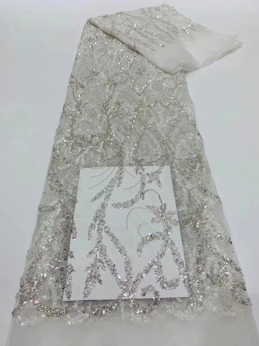 African Sequin Lace Fabric 2022 High Quality Bead Tube Embroidery Tulle Lace Nigerian Lace Fabric Dress MX5260
African Sequin Lace Fabric 2022 High Quality Bead Tube Embroidery Tulle Lace Nigerian Lace Fabric Dress MX5260