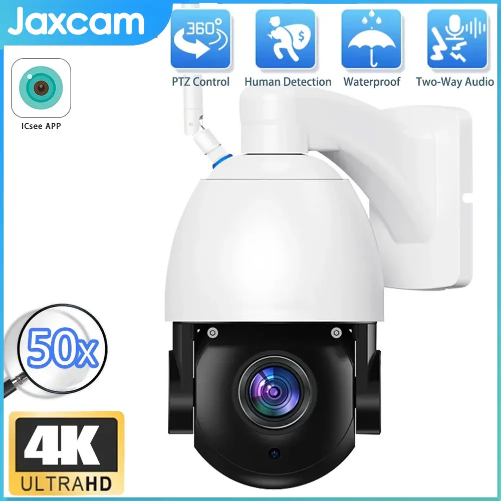 4K 8MP 50X Zoom PTZ IP Camera WiFi CCTV Outdoor AI Human Alarm Onvif Speed Dome Cam 200M IR Night Distance Camera iCSee APP
4K 8MP 50X Zoom PTZ IP Camera WiFi CCTV Outdoor AI Human Alarm Onvif Speed Dome Cam 200M IR Night Distance Camera iCSee APP