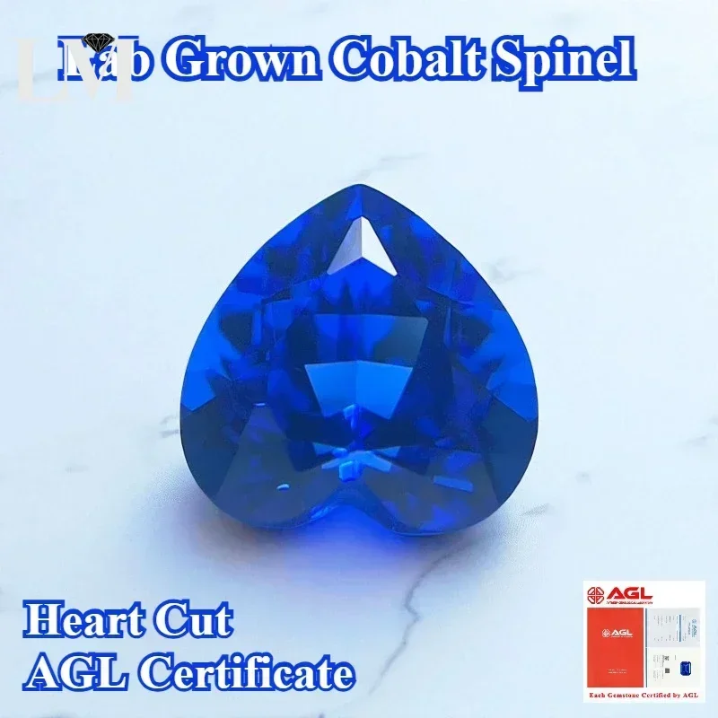 Lab Grown Cobalt Spinel Heart Cut Gemstone for DIY Ring Necklace Earrings
Lab Grown Cobalt Spinel Heart Cut Gemstone for DIY Ring Necklace Earrings