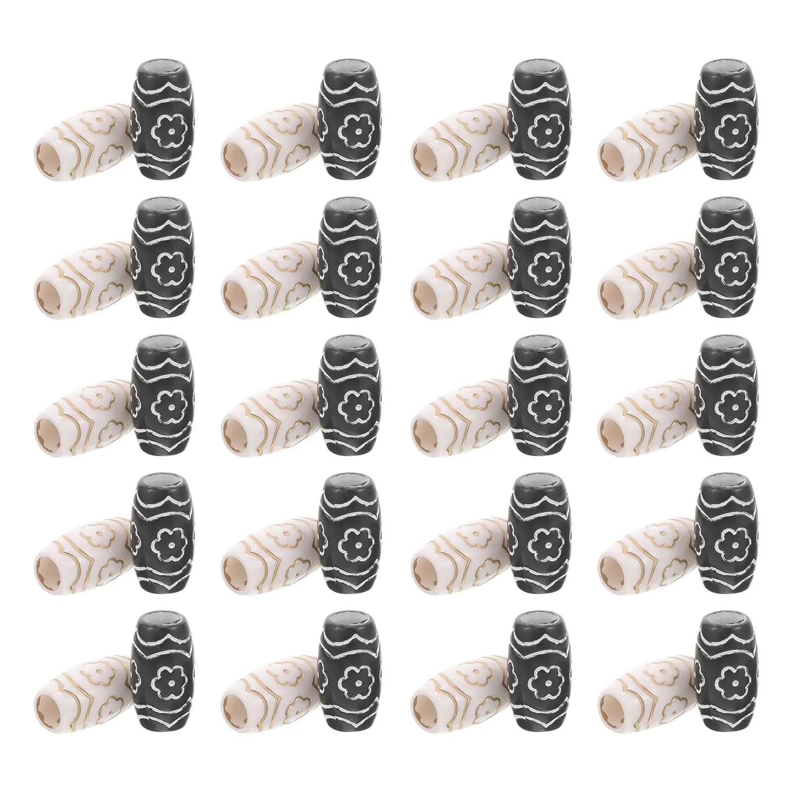 60pcs Hair Decorative Beads Braiding Accessories Hollow Tube for Crafting Stylish White Wooden Men HairDecoration
60pcs Hair Decorative Beads Braiding Accessories Hollow Tube for Crafting Stylish White Wooden Men HairDecoration