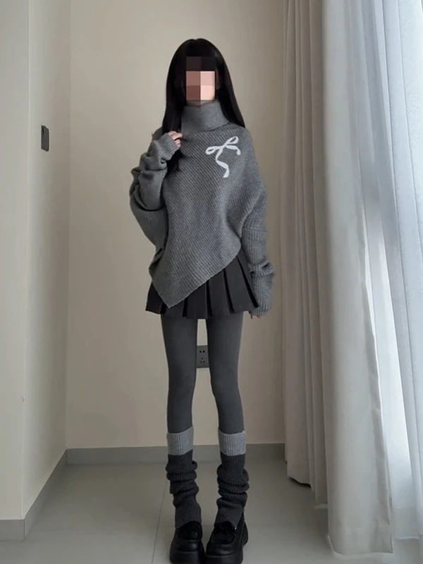 Korean Sle Unique Small Size Faionable Cowl Ne Knit Sweater And Skirt Set Women's f Length Skirt Two Piece Set
Korean Sle Unique Small Size Faionable Cowl Ne Knit Sweater And Skirt Set Women's f Length Skirt Two Piece Set