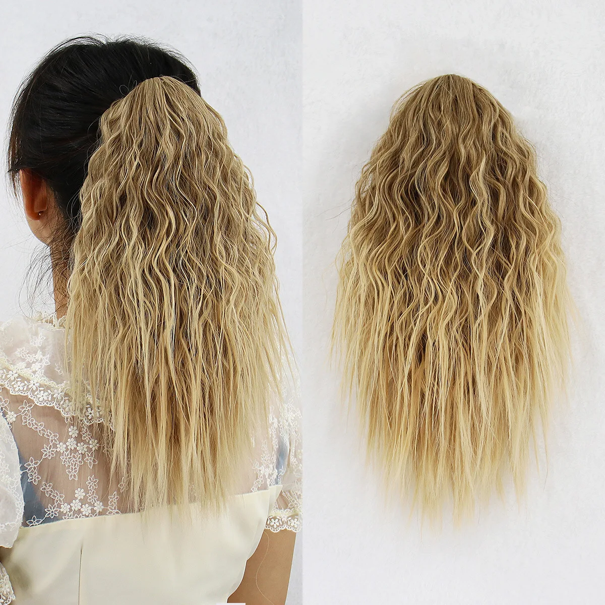 Женские парики: европейские и американские парики-хвосты на заколках, волнистые, из высокотемпературного синтетического волокна
Женские парики: европейские и американские парики-хвосты на заколках, волнистые, из высокотемпературного синтетического волокна