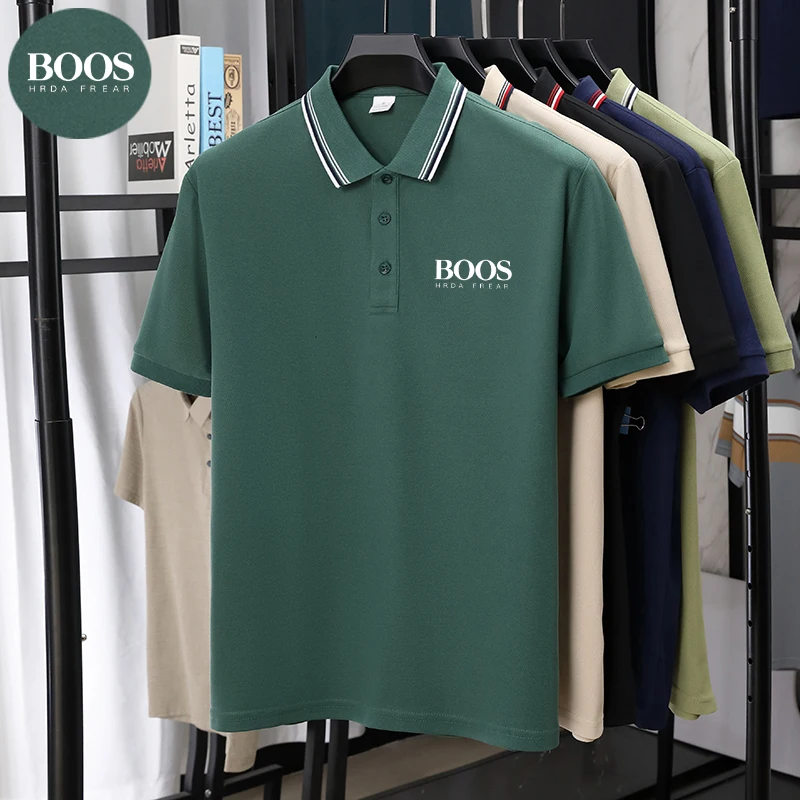 Plus Size New Summer Embroidered LOGO Polo Shirt Men's Short Sleeve Top Business Casual Breathable Polo-shirt for Men
Plus Size New Summer Embroidered LOGO Polo Shirt Men's Short Sleeve Top Business Casual Breathable Polo-shirt for Men