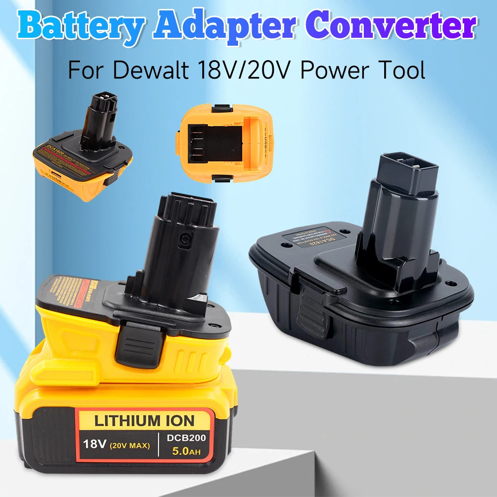Electric Power Tool Adapter Converter Battery Adapter Accessories for Dewalt 18V 20V Lithium Power Tools Accessories Adapter
Electric Power Tool Adapter Converter Battery Adapter Accessories for Dewalt 18V 20V Lithium Power Tools Accessories Adapter