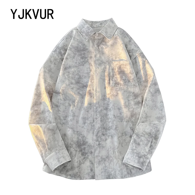 YJKVUR High Standard 2025 Spring New Super Loose Casual Shirts Men Chest Pocket Comfortable Tie-dye Vintage Long Sleeve Shirts
YJKVUR High Standard 2025 Spring New Super Loose Casual Shirts Men Chest Pocket Comfortable Tie-dye Vintage Long Sleeve Shirts