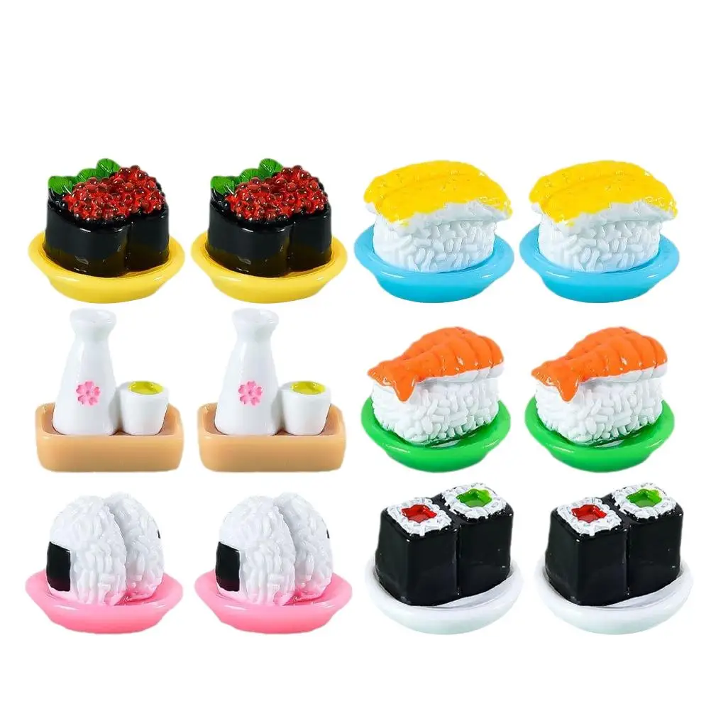 12 Pcs DIY Accessories Simulation Sushi Slicing Play Food Resin Making Miniature Model
12 Pcs DIY Accessories Simulation Sushi Slicing Play Food Resin Making Miniature Model