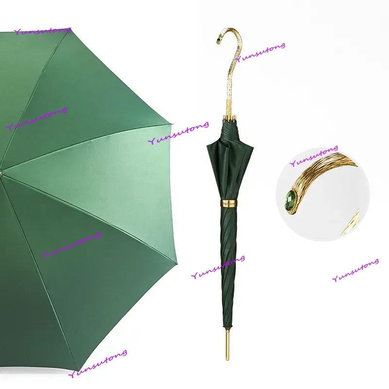 Luxury Metal Gold Haed Umbrella Rain Women Long Curved Handle Umbrella Nordic Big Windproof Umbrellas Parapluie Gift Ideas SY376
Luxury Metal Gold Haed Umbrella Rain Women Long Curved Handle Umbrella Nordic Big Windproof Umbrellas Parapluie Gift Ideas SY376