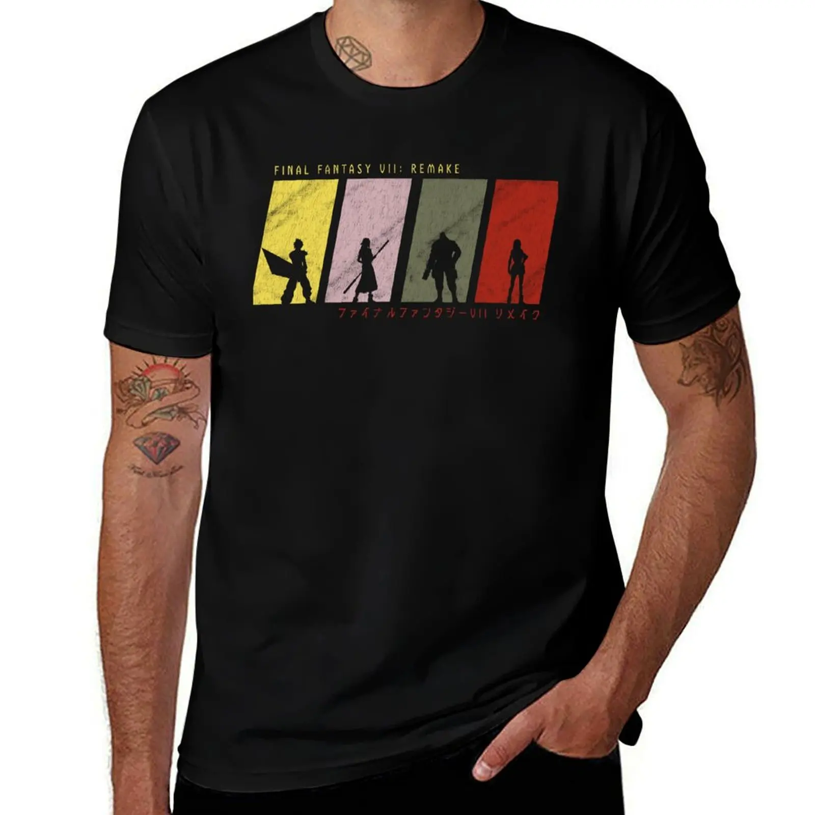 FFVII Remake Character Silhouettes T-Shirt blanks Anime t-shirt mens vintage t shirts
FFVII Remake Character Silhouettes T-Shirt blanks Anime t-shirt mens vintage t shirts