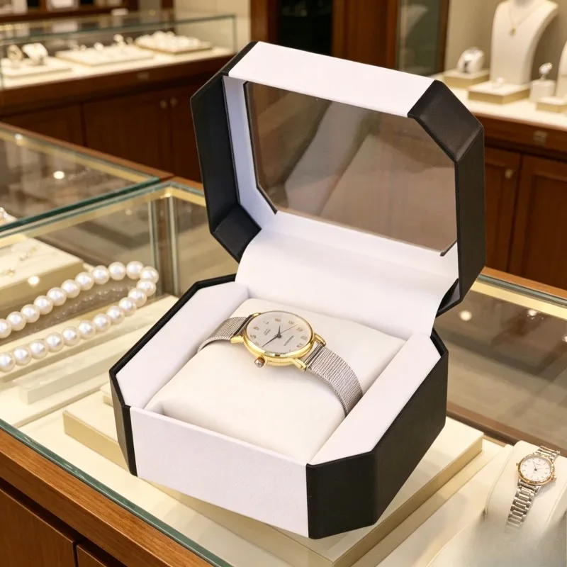 5pcs Simple Octagonal Plastic Jewelry Box Transparent Watch Display Case Counter Ornament Showcase Packaging Prop
5pcs Simple Octagonal Plastic Jewelry Box Transparent Watch Display Case Counter Ornament Showcase Packaging Prop