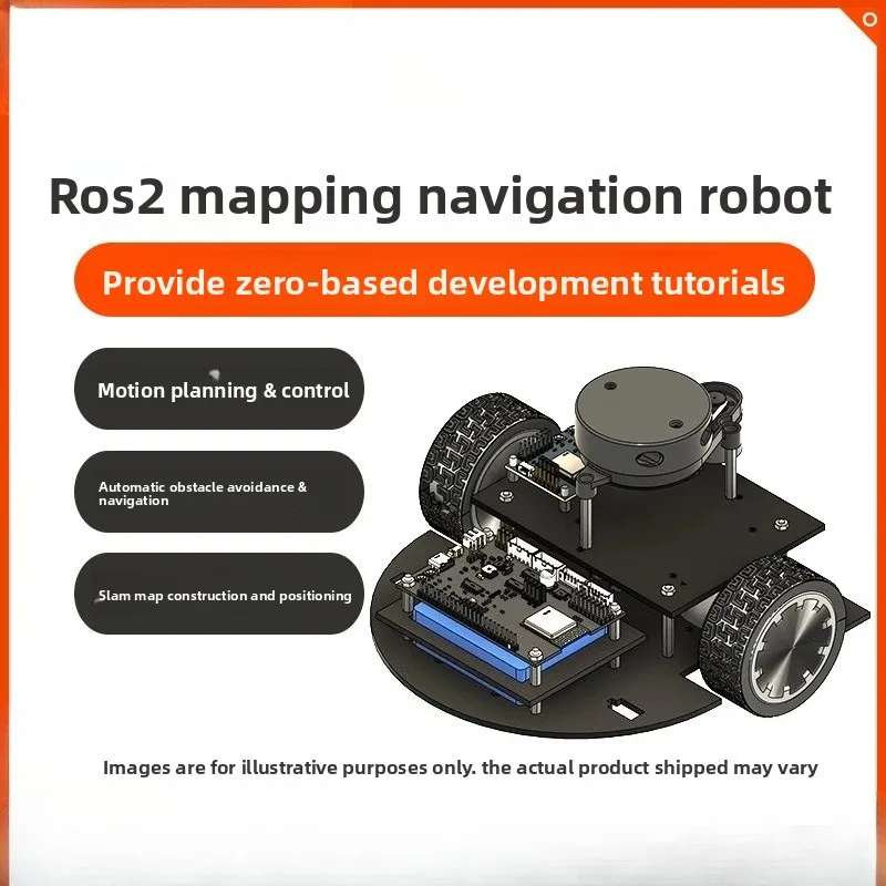 FishBot ROS2 Robot – Nav2 Autonomous Navigation & SLAM Mapping, ROS Learning Platform
FishBot ROS2 Robot – Nav2 Autonomous Navigation & SLAM Mapping, ROS Learning Platform