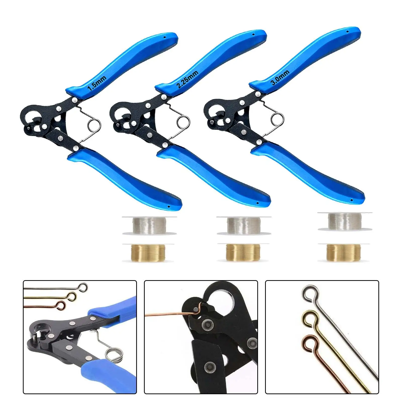 Step Looper Pliers Rings Pliers Sturdy Rosaries Bracelets Earrings Wire Bending Portable Jewelry Making Tool Jewelry Pliers
Step Looper Pliers Rings Pliers Sturdy Rosaries Bracelets Earrings Wire Bending Portable Jewelry Making Tool Jewelry Pliers