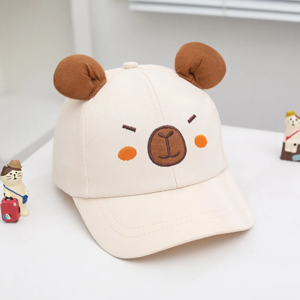 Trendy Breathable Capybara Peaked Cap Cotton Thin Children Baseball Hat Lightweight Korean Style Baby Sunscreen Hat Spring
Trendy Breathable Capybara Peaked Cap Cotton Thin Children Baseball Hat Lightweight Korean Style Baby Sunscreen Hat Spring