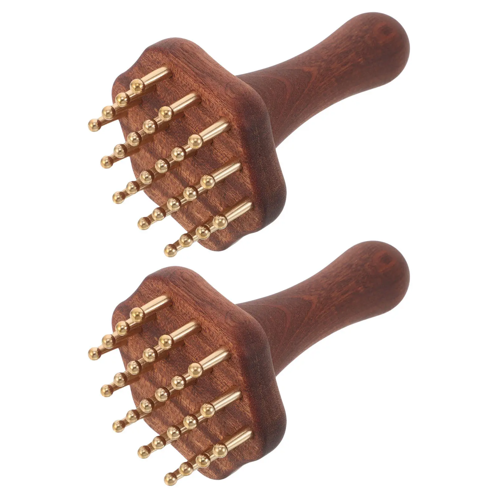 2Pcs Massage Comb Wood 24 Teeth Copper Head Meridian Pressure Brush Body Gua Sha Relaxation Tool for Spa Home Use
2Pcs Massage Comb Wood 24 Teeth Copper Head Meridian Pressure Brush Body Gua Sha Relaxation Tool for Spa Home Use