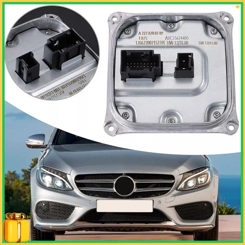 Premium LED Headlight Controler Unit Ballast Voltage Regulator Module A2228700789 2228700789 For C E S Class W212 W222 W218 W205
Premium LED Headlight Controler Unit Ballast Voltage Regulator Module A2228700789 2228700789 For C E S Class W212 W222 W218 W205