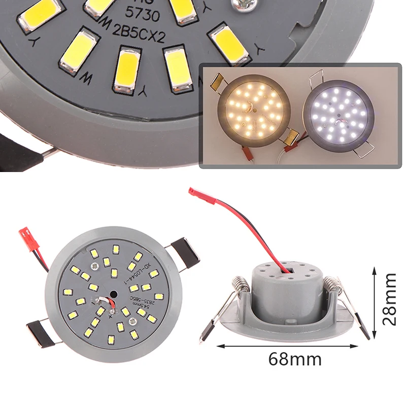 1Pc LED Downlight Lamp 5W 220V Integrated Light Cup LED Ampoule SpotLight Double Round Ceiling Recessed Umbrella LED Corn Bulb
1Pc LED Downlight Lamp 5W 220V Integrated Light Cup LED Ampoule SpotLight Double Round Ceiling Recessed Umbrella LED Corn Bulb