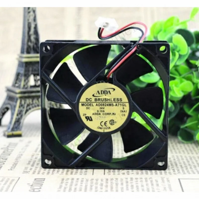 S+ ADDA AD0824MS-A71GL Cooling Fan 8025 DC 24V 0.10A 2pin
S+ ADDA AD0824MS-A71GL Cooling Fan 8025 DC 24V 0.10A 2pin