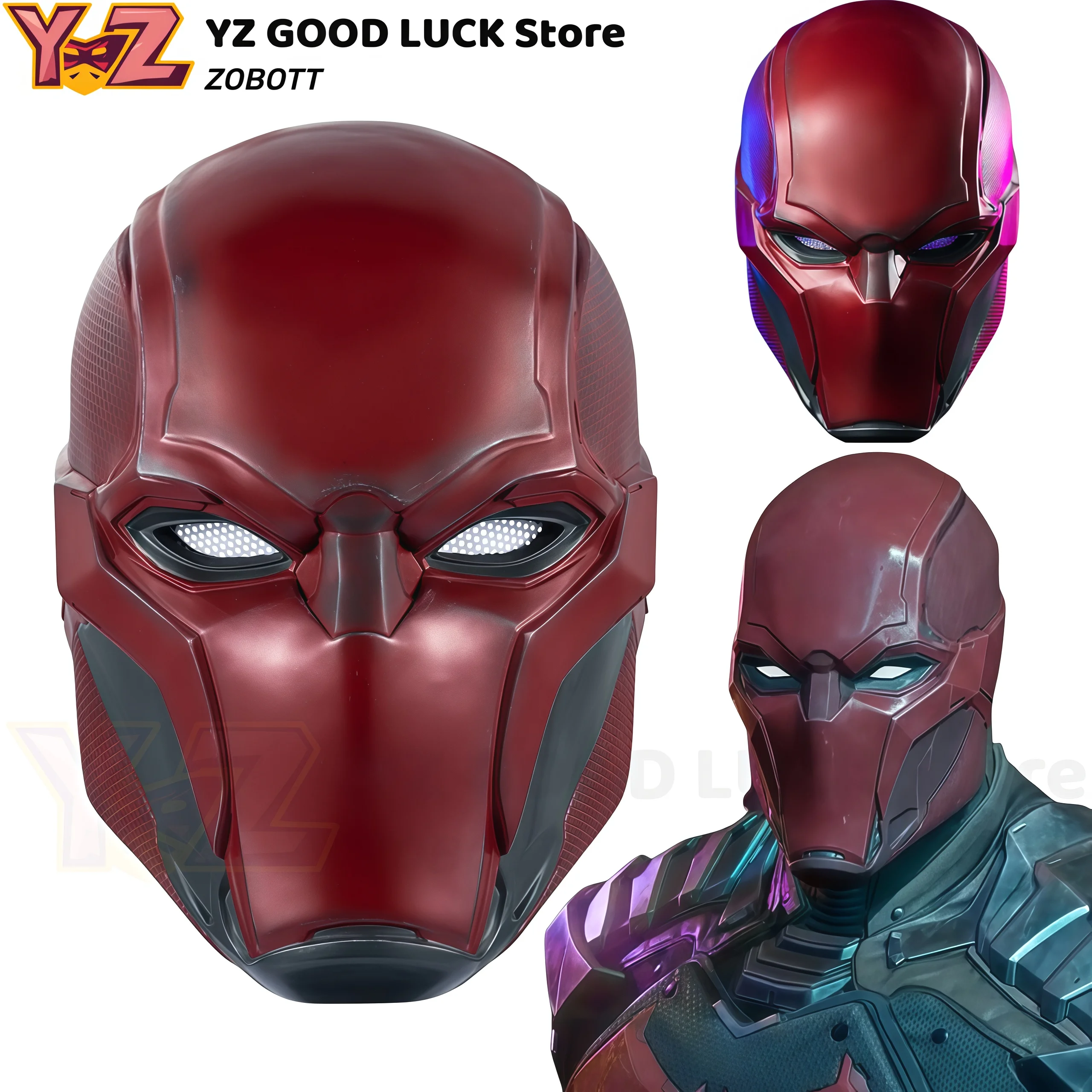 Game Red Themed Vigilante Helmet Maks- For Women Men Full Face Cover Mask Cosplay Mask for Halloween Costume Themed Party Prop
Game Red Themed Vigilante Helmet Maks- For Women Men Full Face Cover Mask Cosplay Mask for Halloween Costume Themed Party Prop