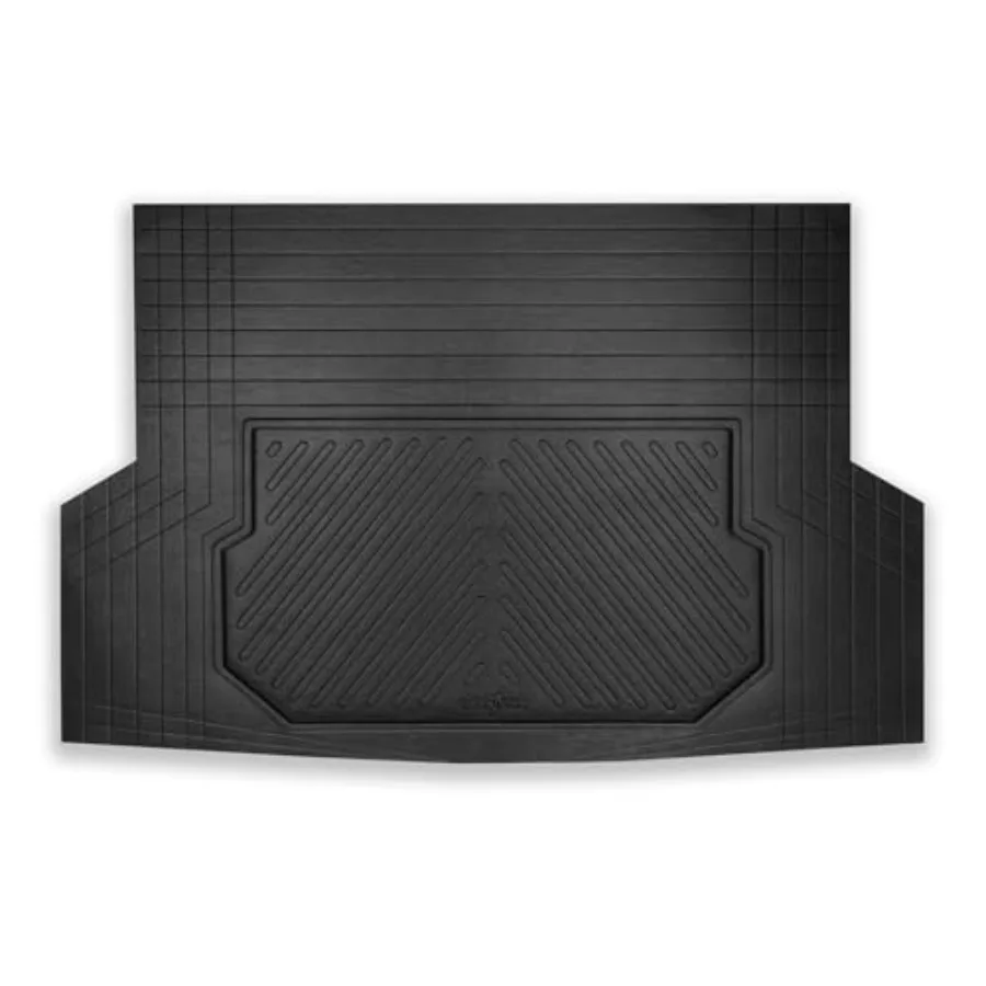 Universal Trunk Mat for SUV and Passenger Vehicles All Weather Car Trunk Liners, Heavy Duty Rubber Cargo Liner for Back of SUV
Universal Trunk Mat for SUV and Passenger Vehicles All Weather Car Trunk Liners, Heavy Duty Rubber Cargo Liner for Back of SUV
