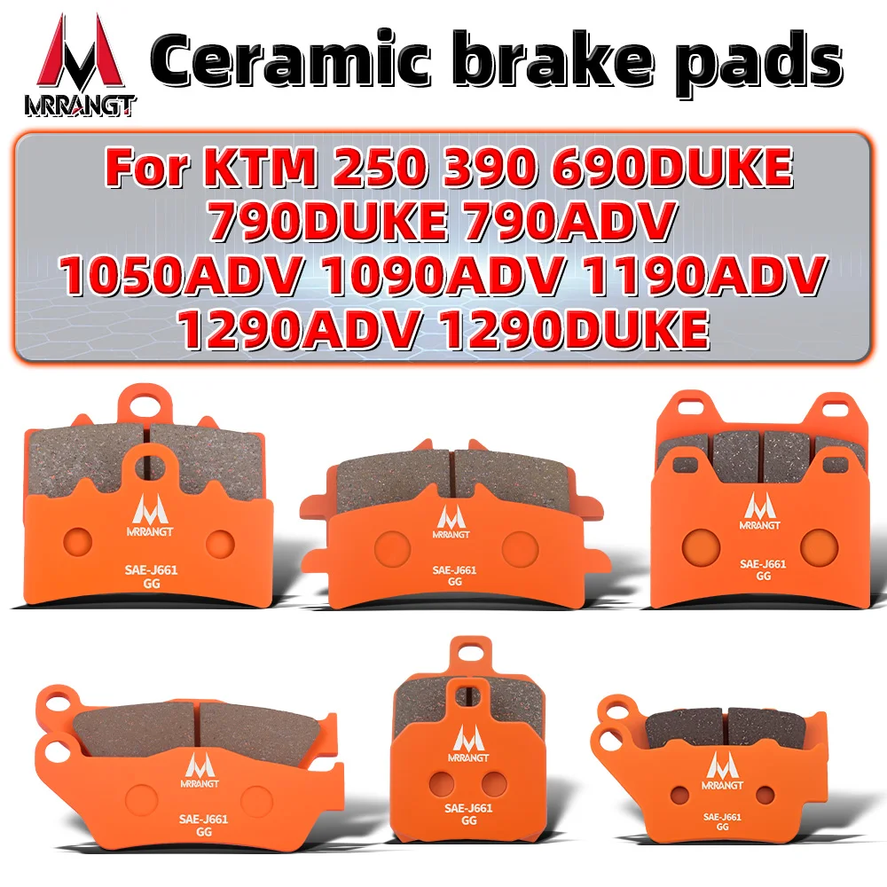 MRRANGT Motorcycle Ceramic Brake Pads Kit For KTM Duke 390 790 1290 Adventure ADV 790 1050 1090 1190 1290 Models Front Rear Set
MRRANGT Motorcycle Ceramic Brake Pads Kit For KTM Duke 390 790 1290 Adventure ADV 790 1050 1090 1190 1290 Models Front Rear Set