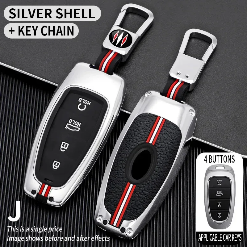 Metal Car Key Cover Case Shell for Hyundai Solaris Sonata Hybrid NEXO NX4 Grand Santa Fe Tucson LAFESTA CUSTO Ionic Grandeur GN7
Metal Car Key Cover Case Shell for Hyundai Solaris Sonata Hybrid NEXO NX4 Grand Santa Fe Tucson LAFESTA CUSTO Ionic Grandeur GN7