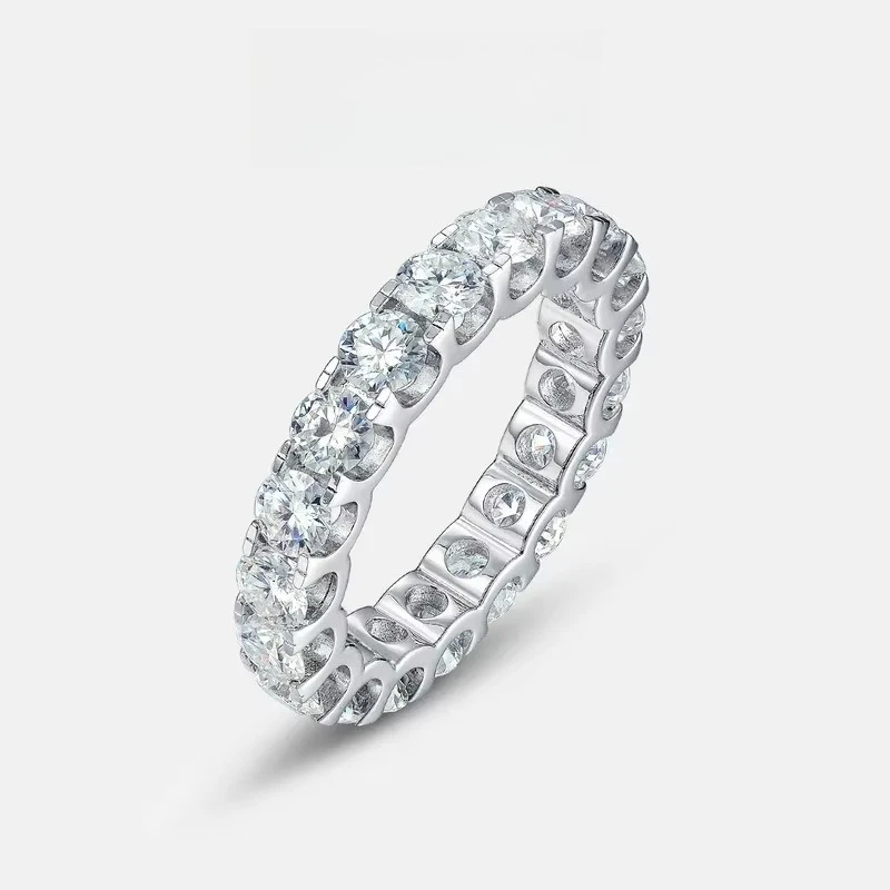 Design A Full Diamond Inlaid Moissanite Women's Ring S925 Silver Plated 18K Gold PT950 Platinum Ring
Design A Full Diamond Inlaid Moissanite Women's Ring S925 Silver Plated 18K Gold PT950 Platinum Ring