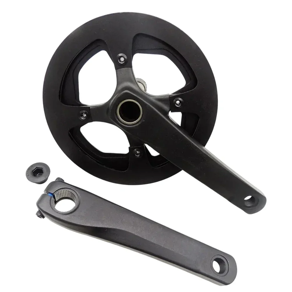 Compact Bike Crankset Made from AL6061 Aluminum Alloy at 170mm Length Perfectly Fits Most Cycling Needs Including E bikes
Compact Bike Crankset Made from AL6061 Aluminum Alloy at 170mm Length Perfectly Fits Most Cycling Needs Including E bikes