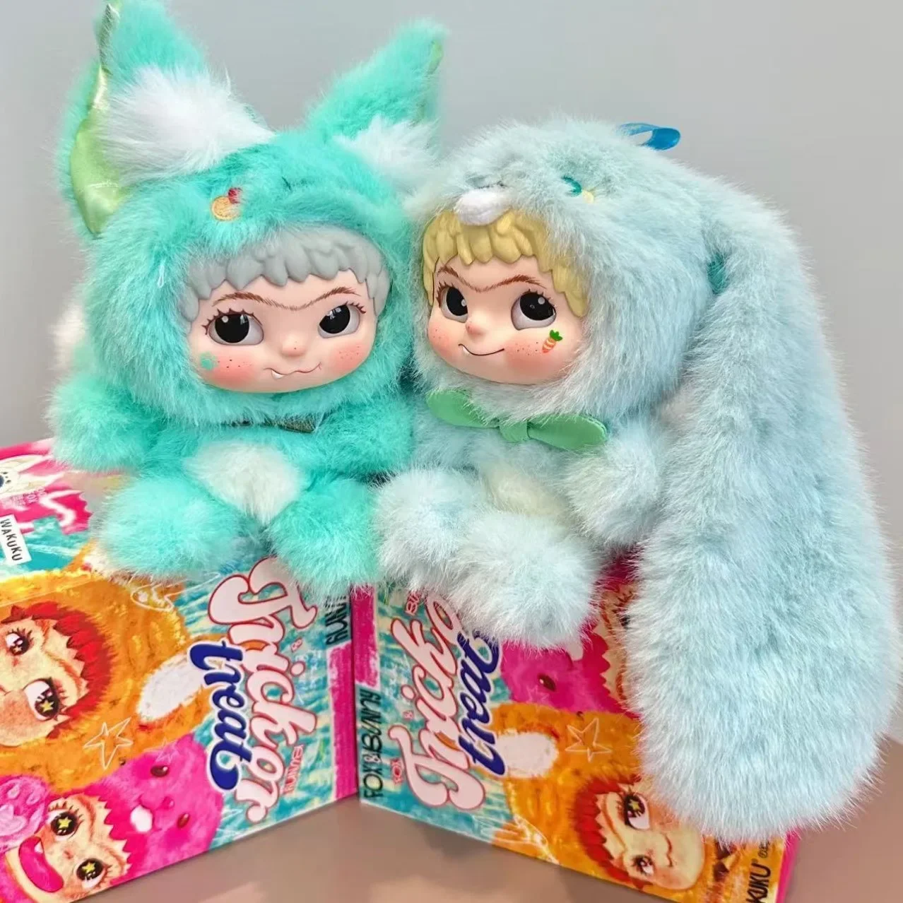 Wakuku V2 1:1 Копия слепая коробка Fox Bunny Trick Or Treat Series Виниловая кукла-сюрприз Брелок Модные игрушки Тайна Индивидуальные подарки
Wakuku V2 1:1 Копия слепая коробка Fox Bunny Trick Or Treat Series Виниловая кукла-сюрприз Брелок Модные игрушки Тайна Индивидуальные подарки