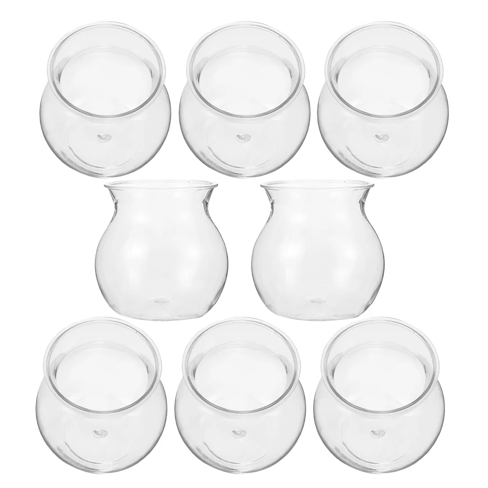 8 Pcs Micro Landscape Ecological Bottle Plastic Vases for Centerpieces Terrarium Container Succulents Planter Pot Bulb Forcing
8 Pcs Micro Landscape Ecological Bottle Plastic Vases for Centerpieces Terrarium Container Succulents Planter Pot Bulb Forcing