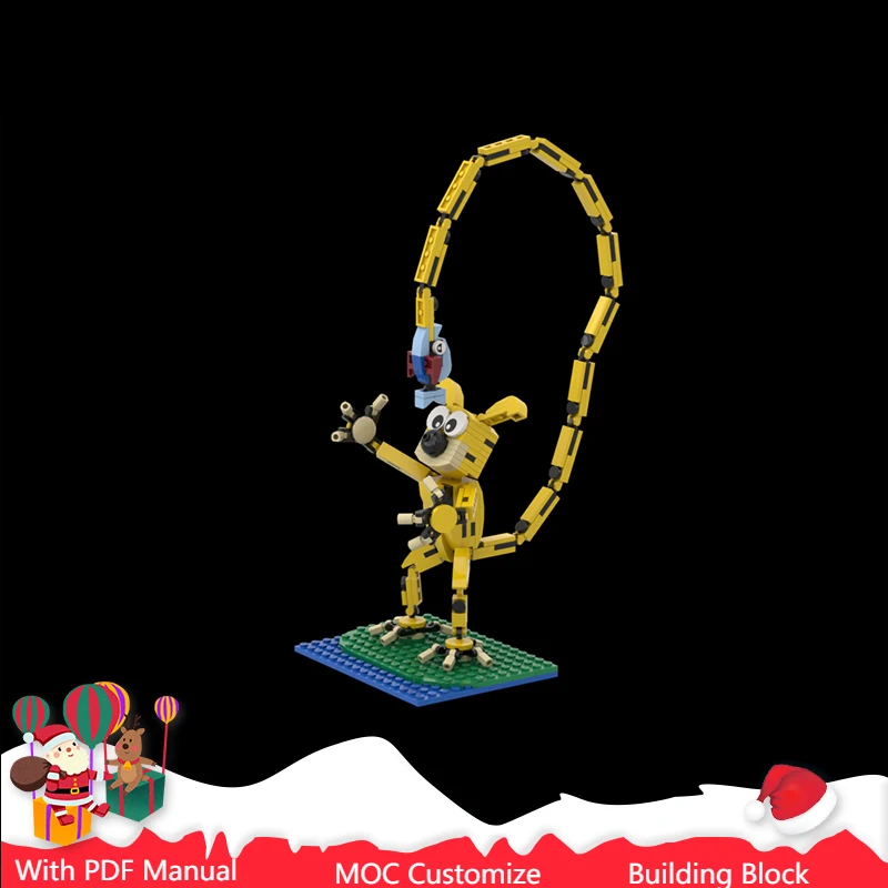 253 PCS Hot SellingCartoon Long Tailed Leopard Model Modular Building Blocks Kids Assembly Display Toys Festival Surprise Gift
253 PCS Hot SellingCartoon Long Tailed Leopard Model Modular Building Blocks Kids Assembly Display Toys Festival Surprise Gift