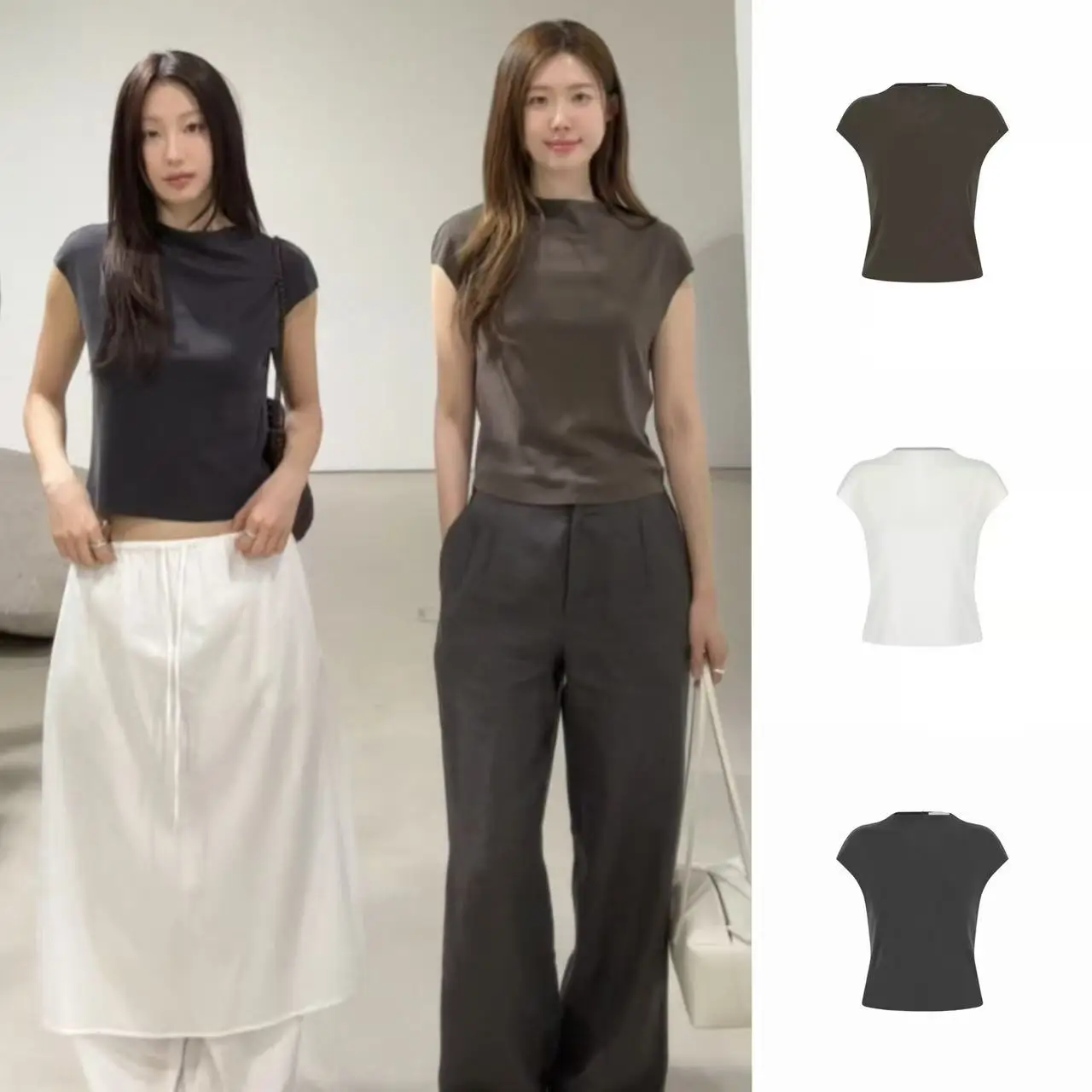 Korean Style Half High Collar Short Sleeve Pure Color Shirt Loose Fit Summer Slimming Top Women's Fashion Casual Wear
Korean Style Half High Collar Short Sleeve Pure Color Shirt Loose Fit Summer Slimming Top Women's Fashion Casual Wear