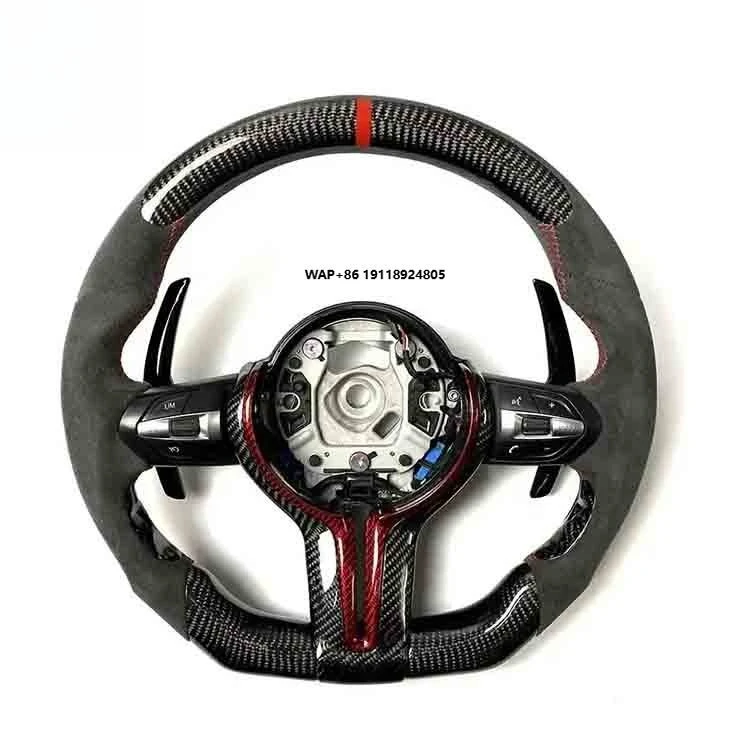 High Quality Personalized Leather Steering Wheel Carbon Fiber M3 M4 M5 M6 Fit for 5 Series F10 M5 M6 F18 F30 New Condition
High Quality Personalized Leather Steering Wheel Carbon Fiber M3 M4 M5 M6 Fit for 5 Series F10 M5 M6 F18 F30 New Condition