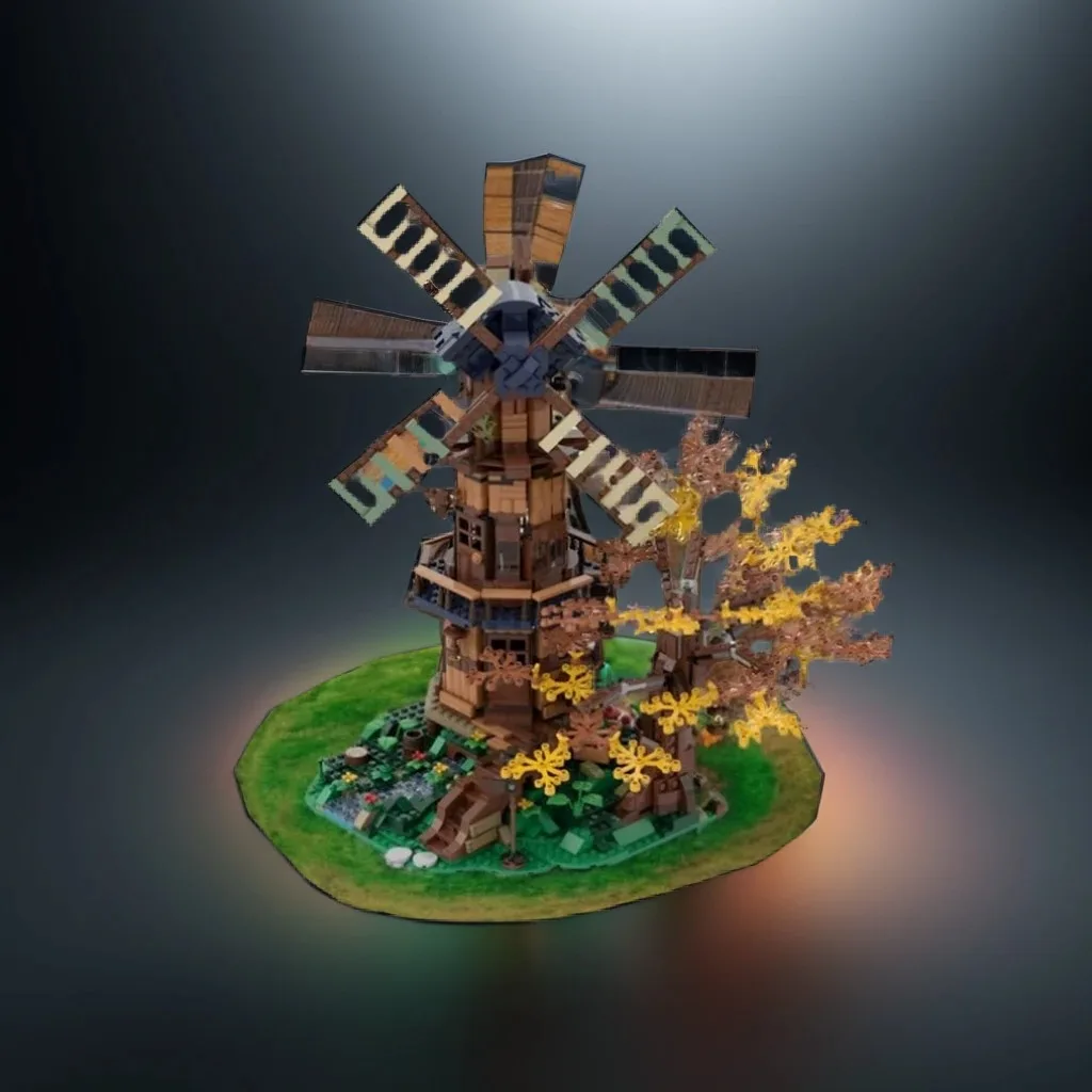 1778Pcs Mill on the Hill MOC Countryside Windmill with Rotating Blades Education Building diy Blocks Birthday Gift
1778Pcs Mill on the Hill MOC Countryside Windmill with Rotating Blades Education Building diy Blocks Birthday Gift