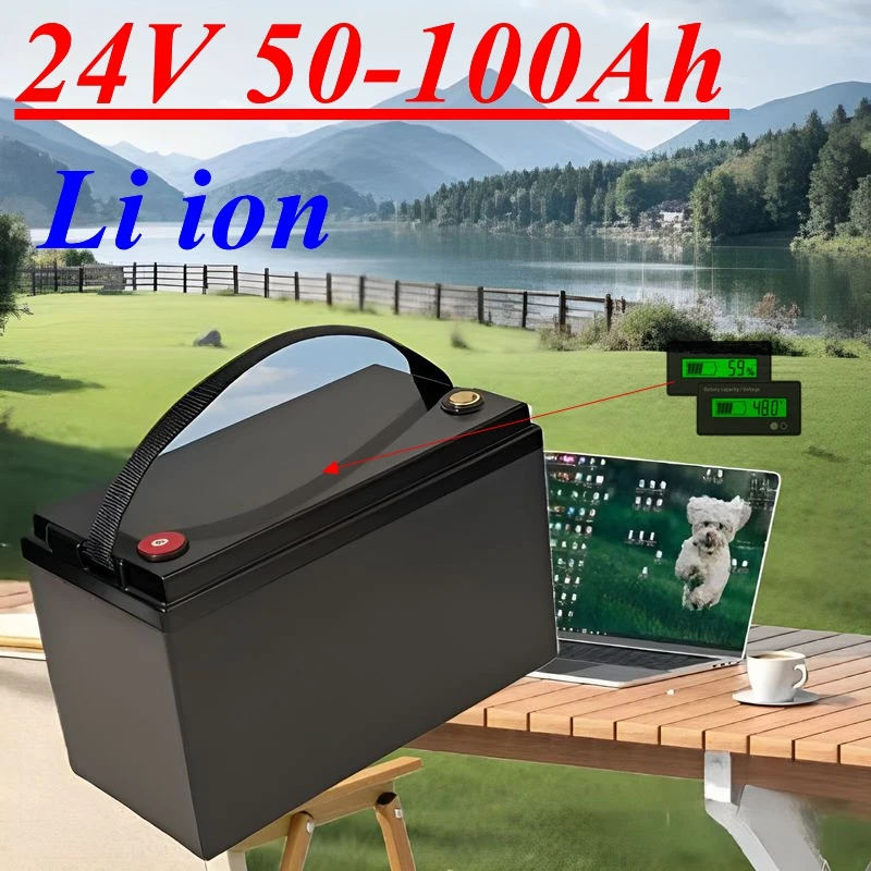 HYL Batterie lithium-ion 24V, 100Ah, 50Ah, 60Ah, 80Ah, 120Ah, avec BMS 7S, pour voiturette de golf, fourche 8,5, caravane, campi
HYL Batterie lithium-ion 24V, 100Ah, 50Ah, 60Ah, 80Ah, 120Ah, avec BMS 7S, pour voiturette de golf, fourche 8,5, caravane, campi
