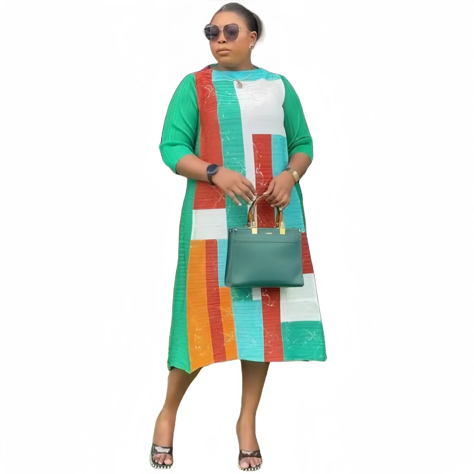 Miyake Fashion Pleated Plus Size Casual Loose Women's Dress, Fat Mm, Concealing Flesh and Slimming, High-end Feeling Dress
Miyake Fashion Pleated Plus Size Casual Loose Women's Dress, Fat Mm, Concealing Flesh and Slimming, High-end Feeling Dress