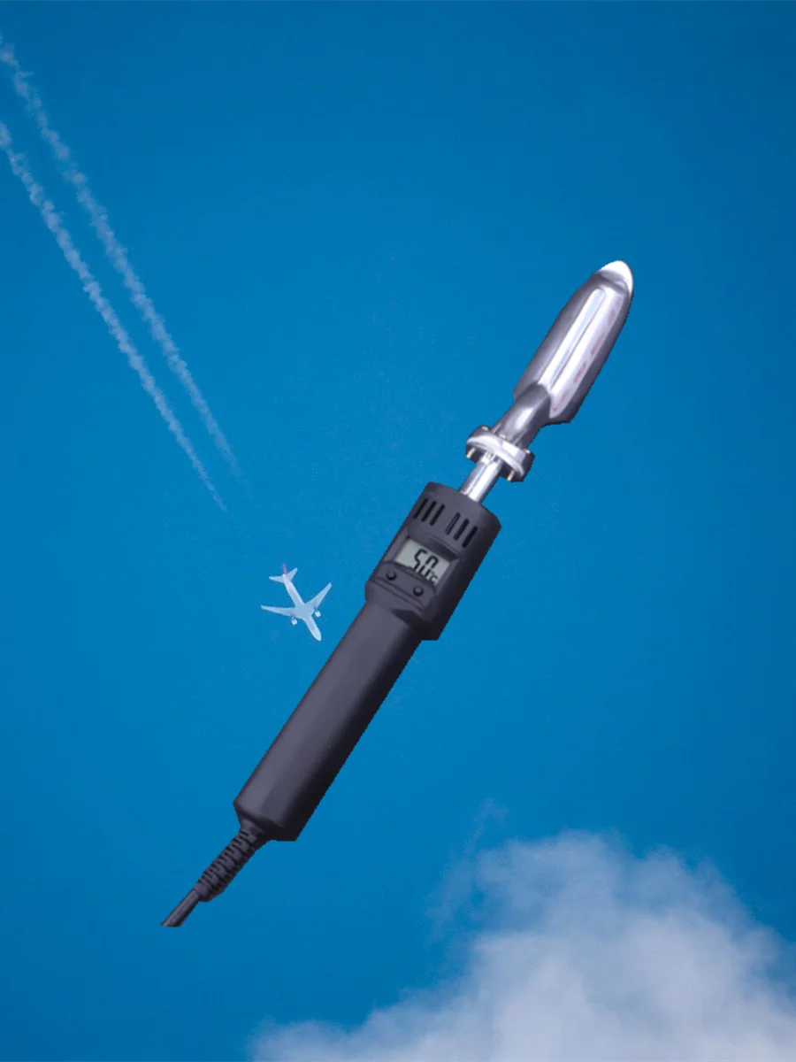 Sealing Iron 220V Accurate Temperature Control with LED indicator For model plane Covering Film similar to Prolux
Sealing Iron 220V Accurate Temperature Control with LED indicator For model plane Covering Film similar to Prolux