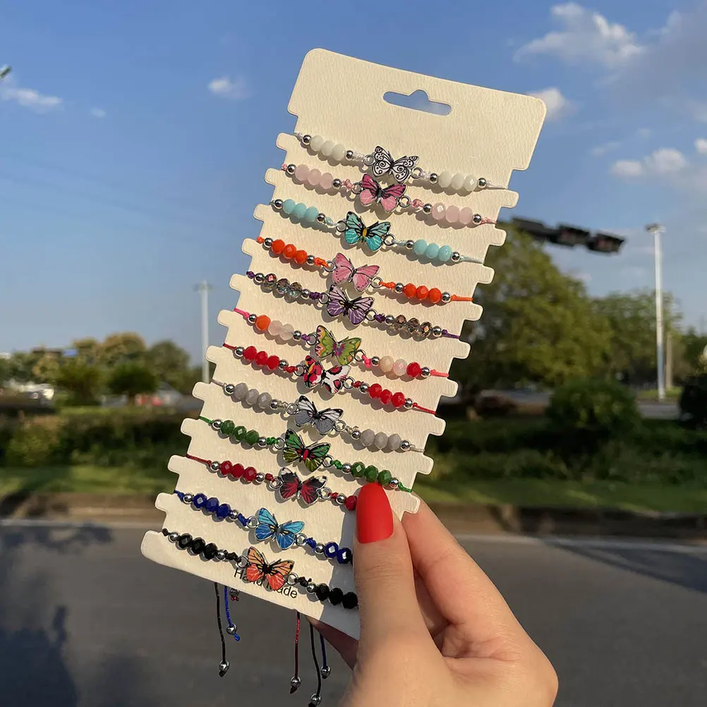 12 Pcs Crystal Bead Bracelet Kids Gifts Girl Bracelets Cartoon Butterfly for Girls Toddler
12 Pcs Crystal Bead Bracelet Kids Gifts Girl Bracelets Cartoon Butterfly for Girls Toddler