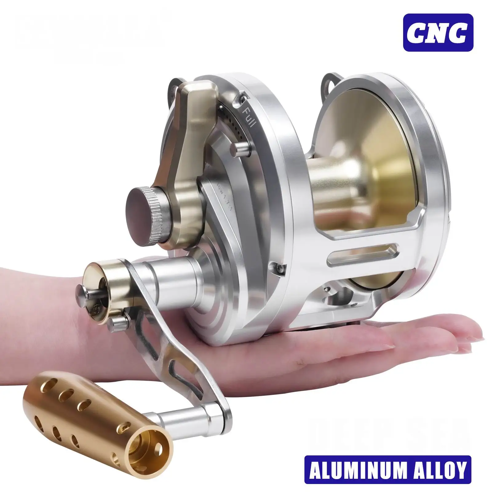 MT30W 1400g MT50W 1880g PE8 940m Braking Force 27kgs Deep Sea Tuna Trolling Drum Reel Aluminium Stainless Steel 2 Gear Ratios
MT30W 1400g MT50W 1880g PE8 940m Braking Force 27kgs Deep Sea Tuna Trolling Drum Reel Aluminium Stainless Steel 2 Gear Ratios