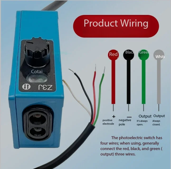 KETAI Bag Making Machine Discharging Switch Z3J-DS50E3 Infrared Induction Plugging Tracking Electrometer Optical Sensor
KETAI Bag Making Machine Discharging Switch Z3J-DS50E3 Infrared Induction Plugging Tracking Electrometer Optical Sensor