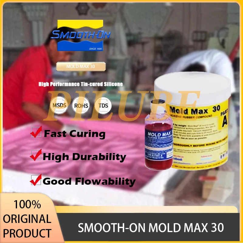 SMOOTH-ON MOLD MAX 30 Tin-Cured Silicone Rubber for Molding and Casting Applications Original Product 
SMOOTH-ON MOLD MAX 30 Tin-Cured Silicone Rubber for Molding and Casting Applications Original Product