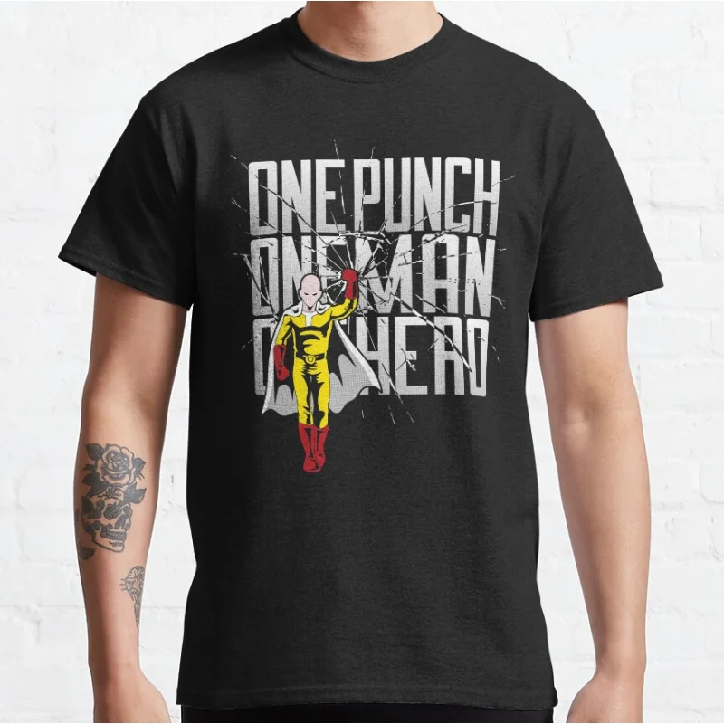 One Hero manga One punsh man Anime Short-sleeve crewneck T-shirt for men Large size Adult Tops S-6xl
One Hero manga One punsh man Anime Short-sleeve crewneck T-shirt for men Large size Adult Tops S-6xl
