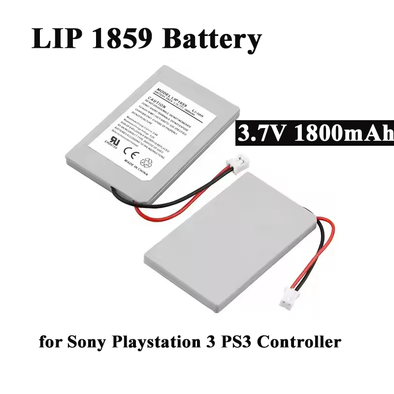 LIP1859 Battery PS3 1800mAh 3.7V Rechargeable Batteries for Sony Playstation 3 PS3 Controller Game Replacement Lithium Battery
LIP1859 Battery PS3 1800mAh 3.7V Rechargeable Batteries for Sony Playstation 3 PS3 Controller Game Replacement Lithium Battery