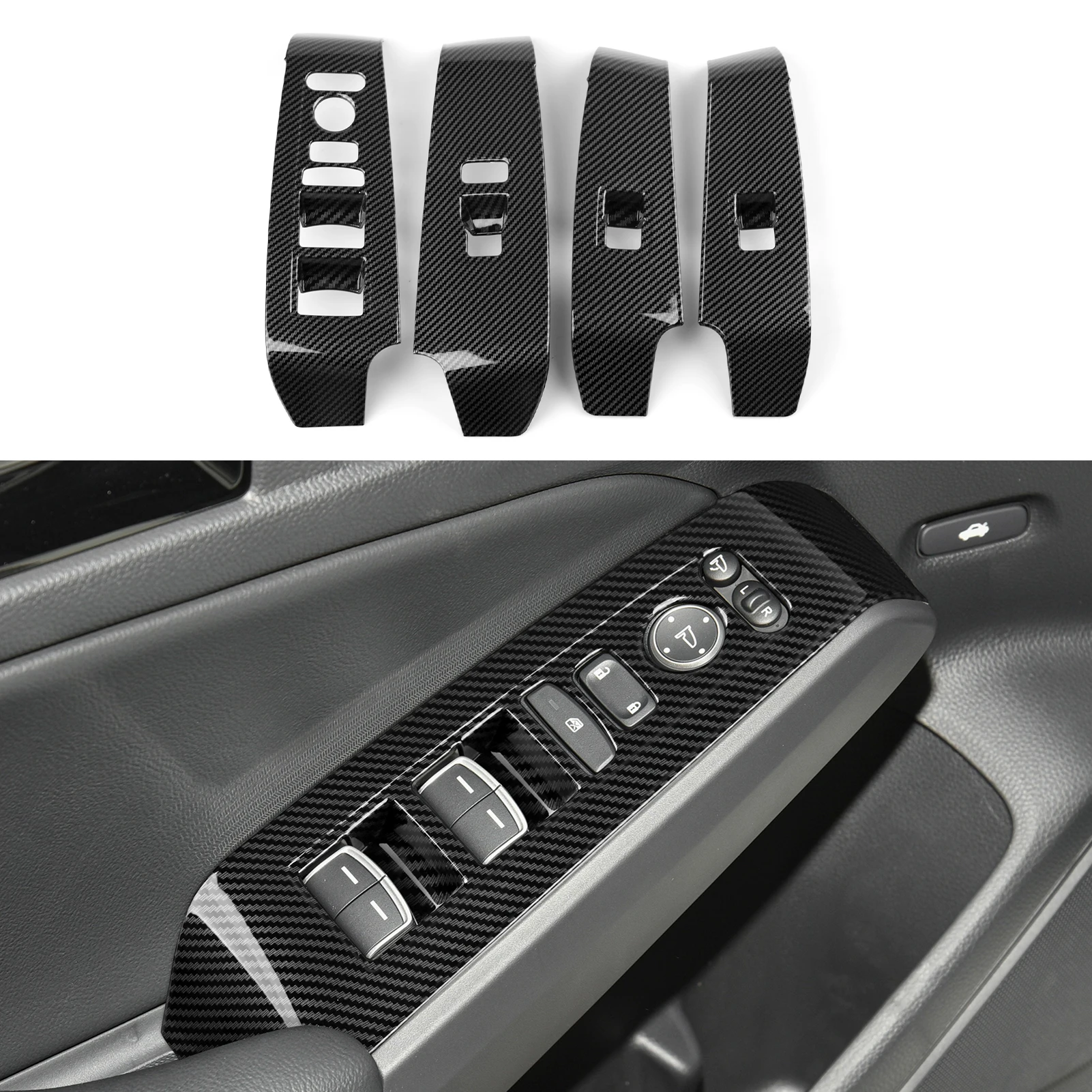 For Honda Civic 11th Gen (2022-2026) Interior Accessories, Car Window Lift Switch Cover Panel, Carbon Fiber ABS Trim Stickers
For Honda Civic 11th Gen (2022-2026) Interior Accessories, Car Window Lift Switch Cover Panel, Carbon Fiber ABS Trim Stickers