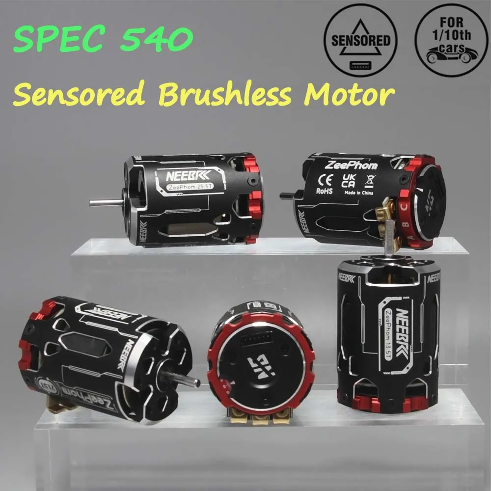 NEEBRC SPEC 540 10.5T 13.5T 17.5T 21.5T 25.5T Sensored Brushless Motor High-precision for 1/10 RC Drift Racing Competition Car
NEEBRC SPEC 540 10.5T 13.5T 17.5T 21.5T 25.5T Sensored Brushless Motor High-precision for 1/10 RC Drift Racing Competition Car