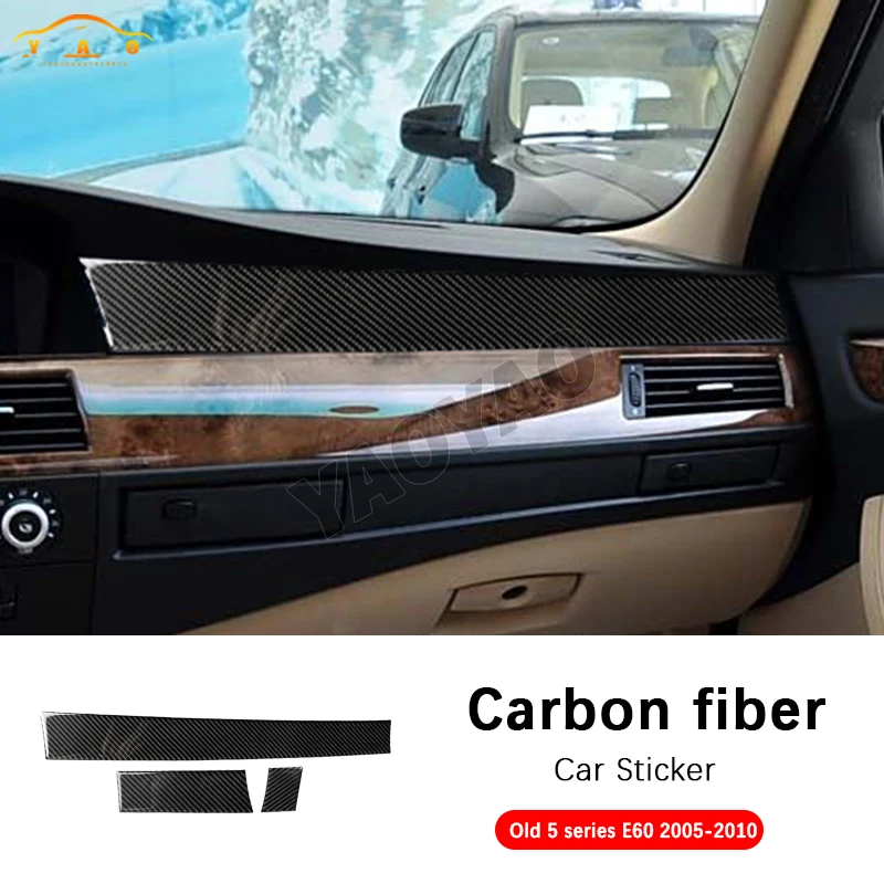 Car Stickers For BMW 5 Series E60 2005 -2010 Center Control Side Dashboard Panel Strips Cover Trim Carbon Fiber cars accessories
Car Stickers For BMW 5 Series E60 2005 -2010 Center Control Side Dashboard Panel Strips Cover Trim Carbon Fiber cars accessories