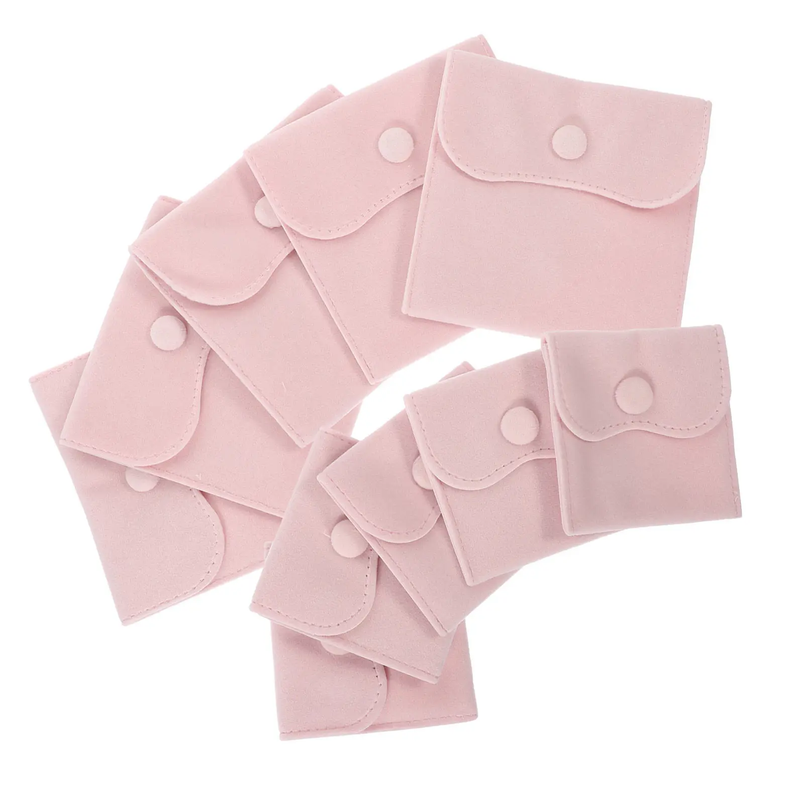 10Pcs Jewelry Storage Bag Snap Button Small Pouch Lint Material for Watch Ring Earring Necklace Protection Gift Organizer
10Pcs Jewelry Storage Bag Snap Button Small Pouch Lint Material for Watch Ring Earring Necklace Protection Gift Organizer